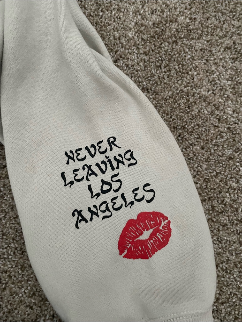 pacsun cream graphic hoodie - Picture 7 of 11